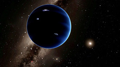 9ème PLANETE : les orbites des autres planètes perturbées